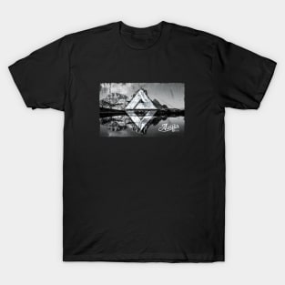 Aurver Mountain Reflection T-Shirt